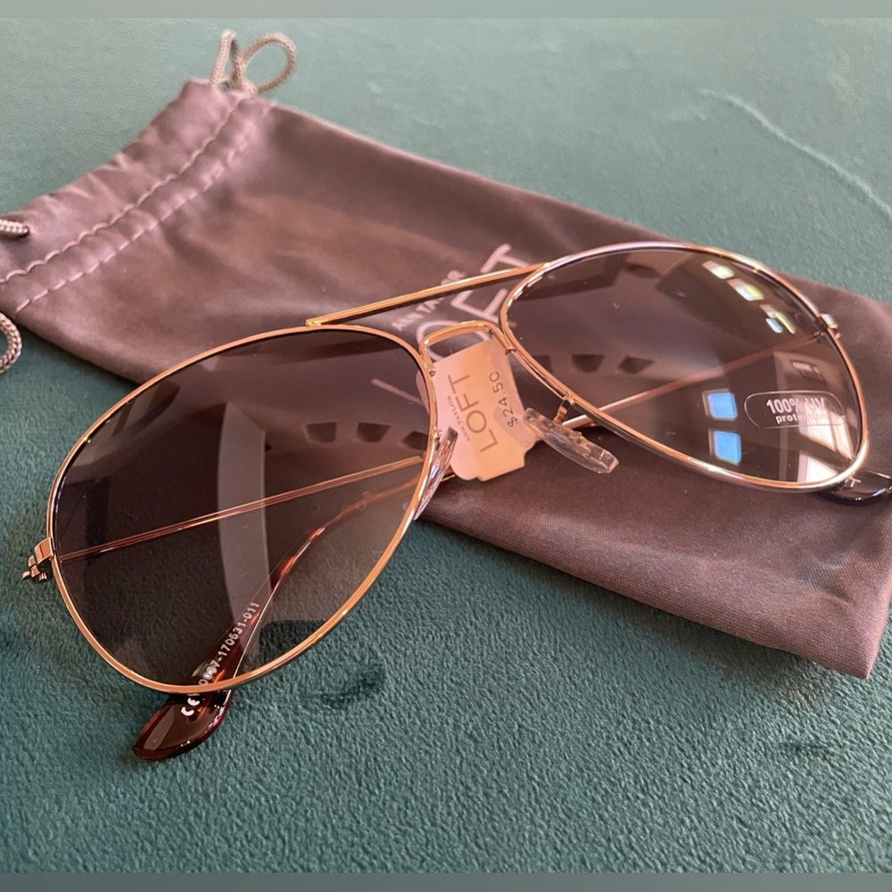 LOFT aviator sunglasses
